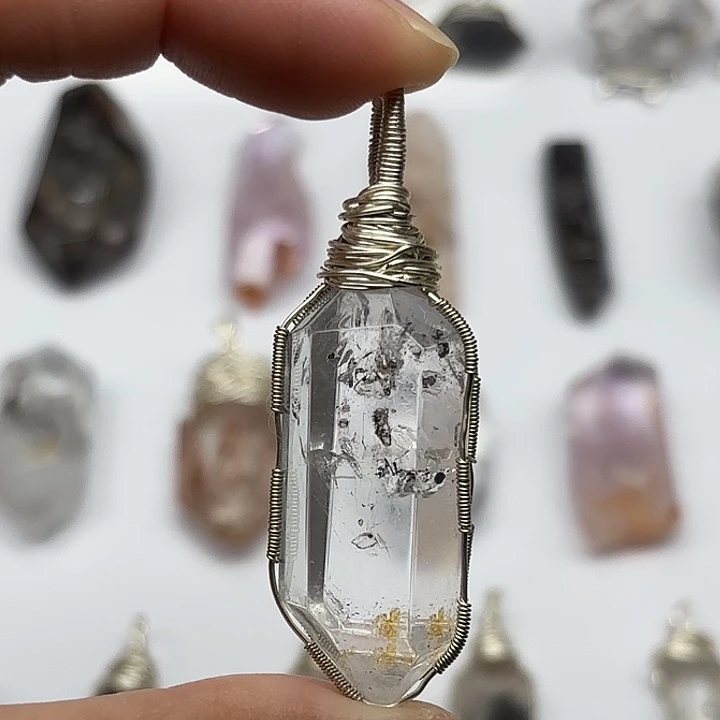 颈饰未镶嵌水晶闪灵钻55mm+