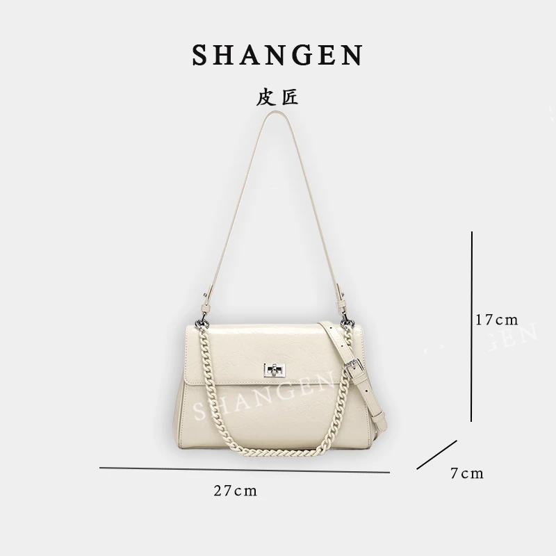 【尚恩CC】QYX-81437-流沙色-轻奢时尚女士新款单肩斜挎包