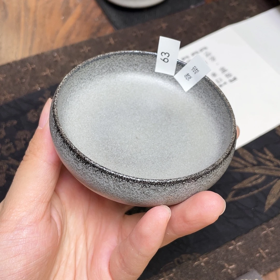 茶盏63 福临号建盏柴烧薄胎微瑕
