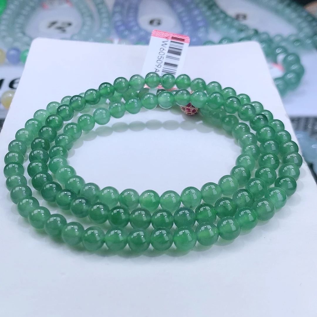 翡翠手链未镶嵌卡6