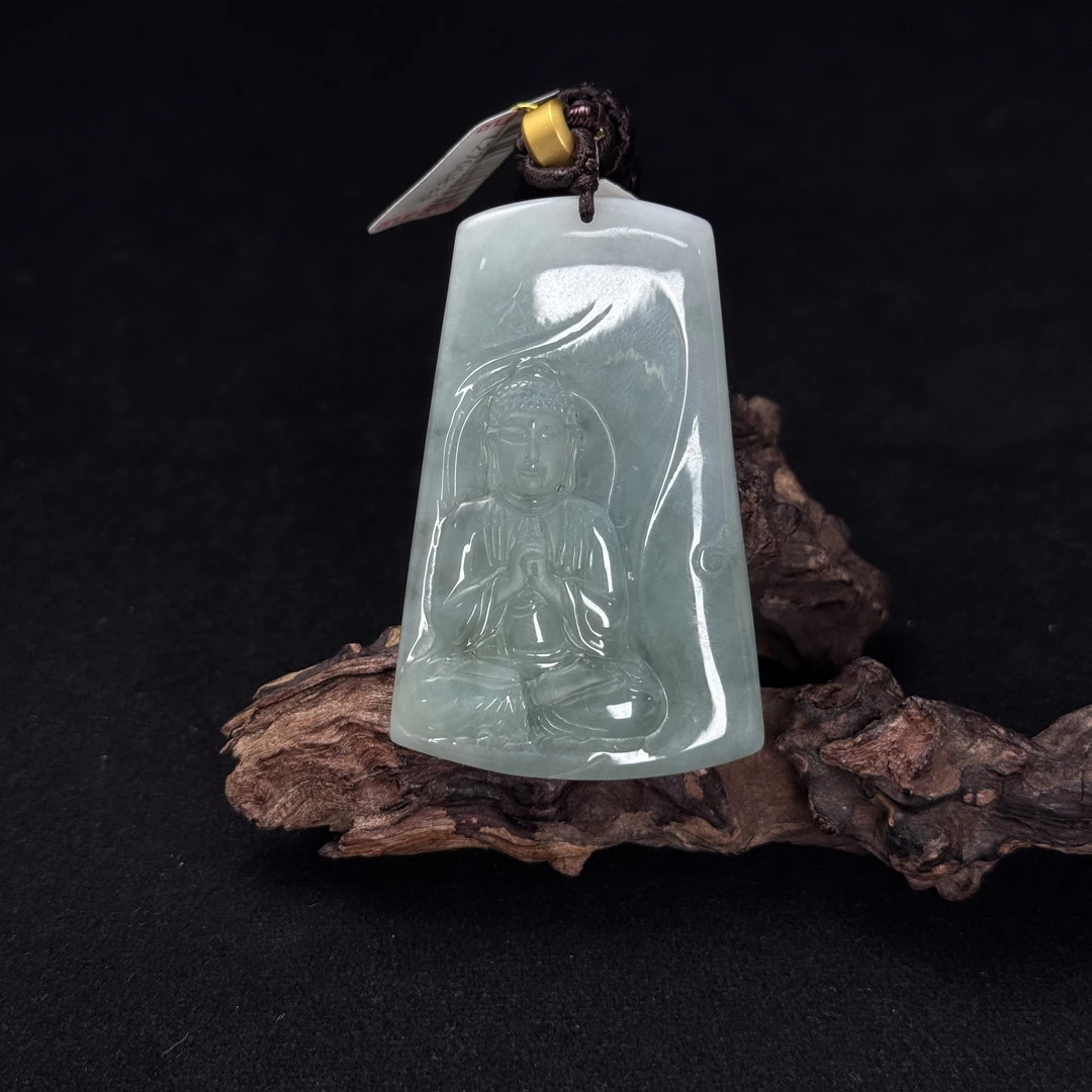 【诚翠拍品第一百一十期午】翡翠17吊坠FKG16099