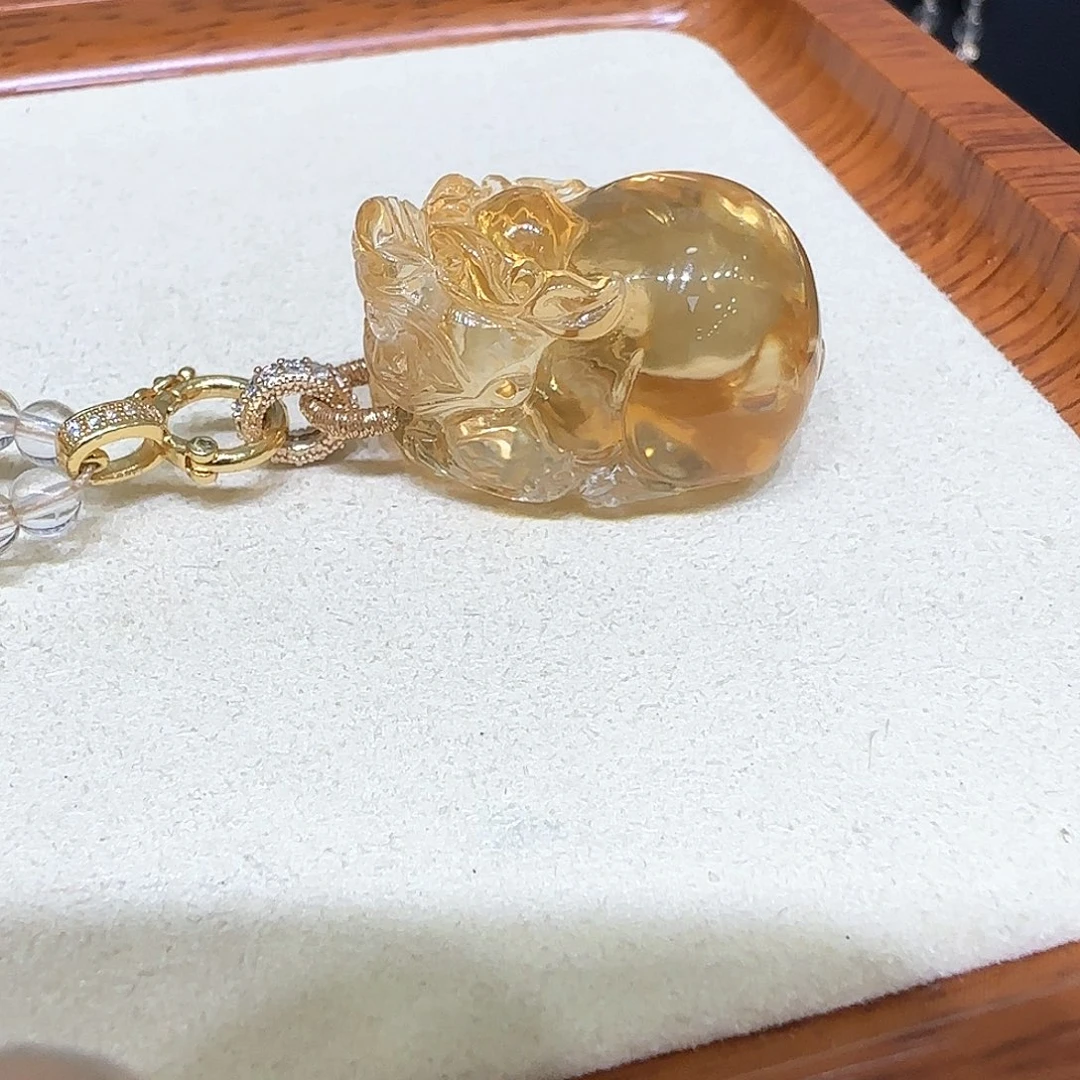 颈饰未镶嵌水晶天然