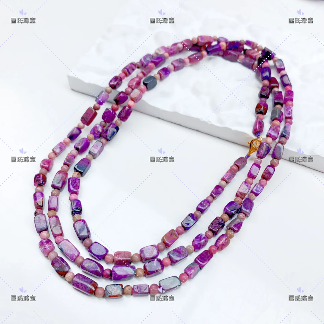 匡氏甄选 18K金顶配舒俱来泥地樱花腰链 Z-HL-A0460（多样性发一）