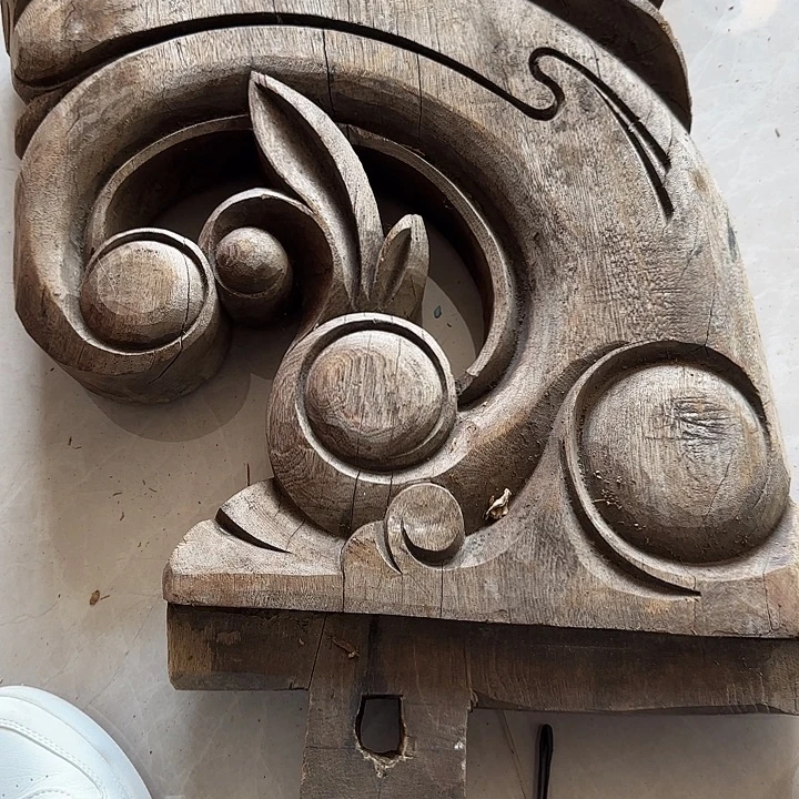 鱼***儿香榧木木雕艺术作品欣赏作品