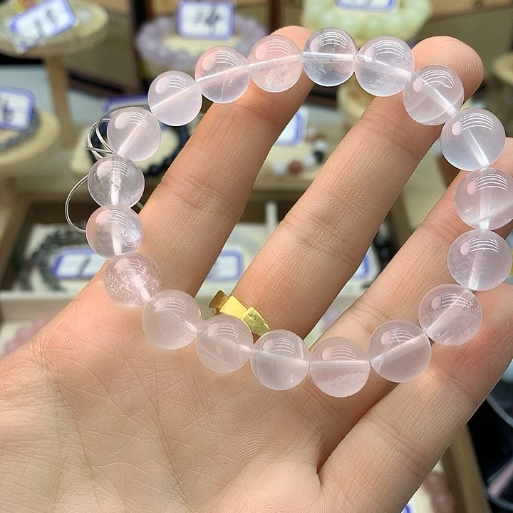 未镶嵌手链水晶奶白晶