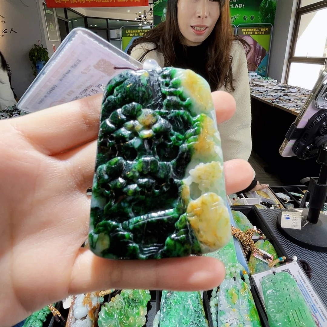 颈饰未镶嵌翡翠翡翠