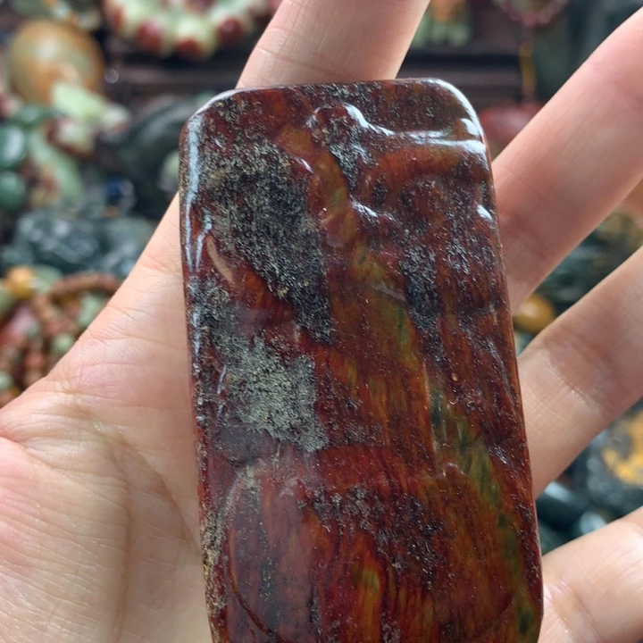 岫岩河磨玉（透闪石质玉）把件未镶嵌