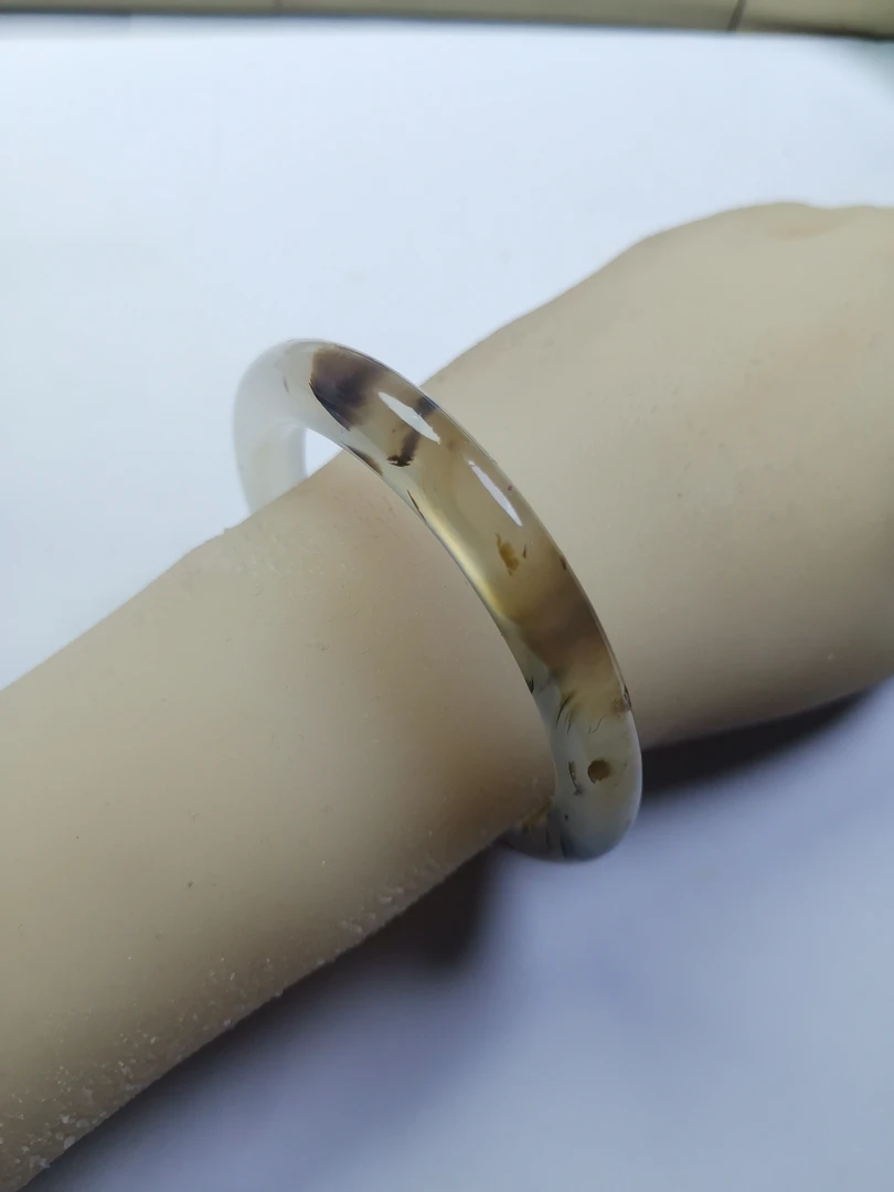 44号新1—54-55圈口-天然正品-高冰透，玛瑙玉髓，高贵款