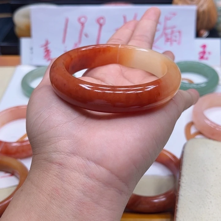 未镶嵌手镯石英质玉棉****笑