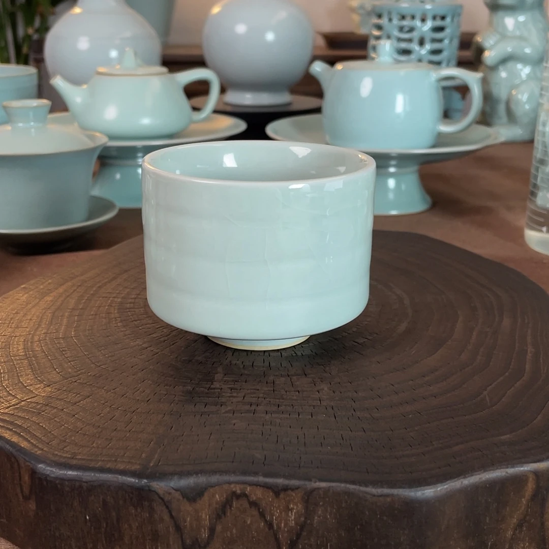 瓷微瑕简包原矿汝瓷当代