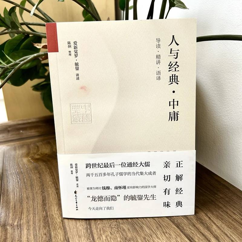 人与经典·《中庸国学书籍》书籍毓老师著红色经典书籍国学经典正版