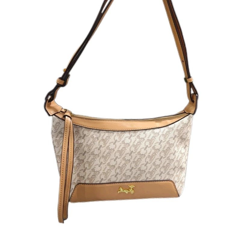 【叶子姐补贴】2024秋冬新款单肩腋下斜跨包Y26028米白色