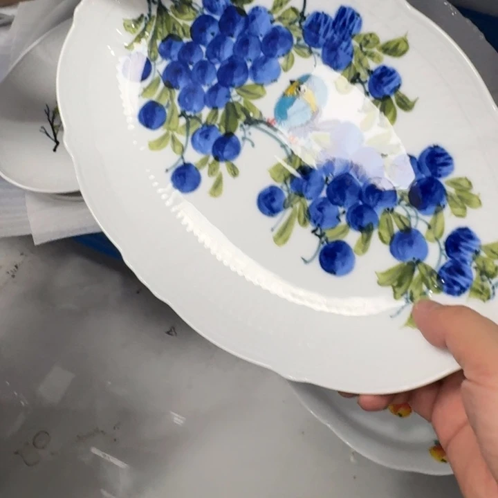 陌***胖景德镇陶瓷手工手绘作品