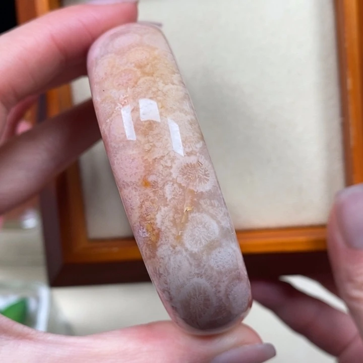硅化珊瑚（珊瑚玉）手镯未镶嵌53.1