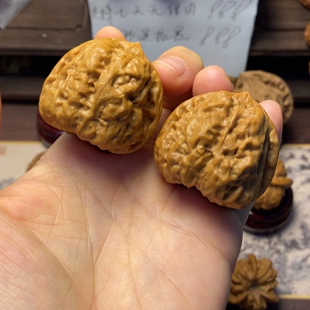 文玩核桃把件蛤蟆头尺寸40