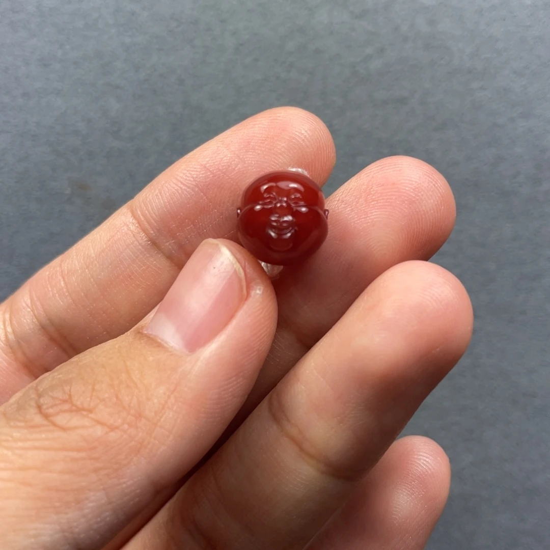南红玛瑙未镶嵌配饰9.7mm