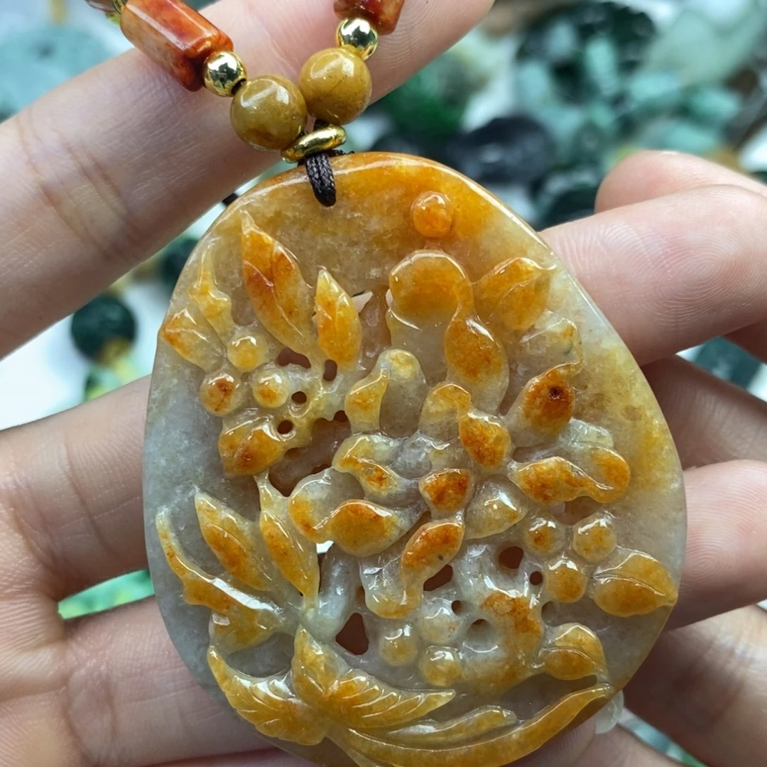 颈饰未镶嵌翡翠吊坠