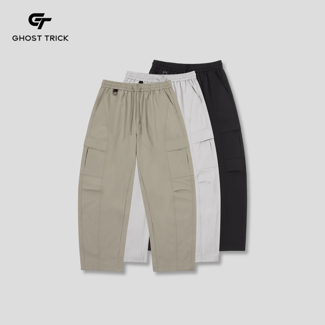 夏季男士工装大口袋速干休闲裤12115