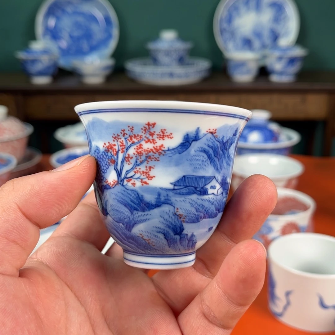 瓷片景德镇手工手绘