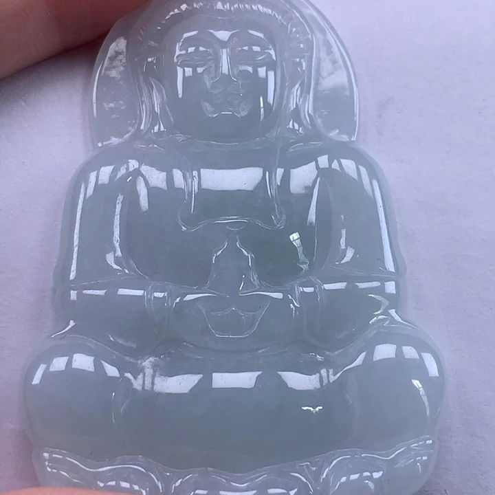 颈饰未镶嵌翡翠观音