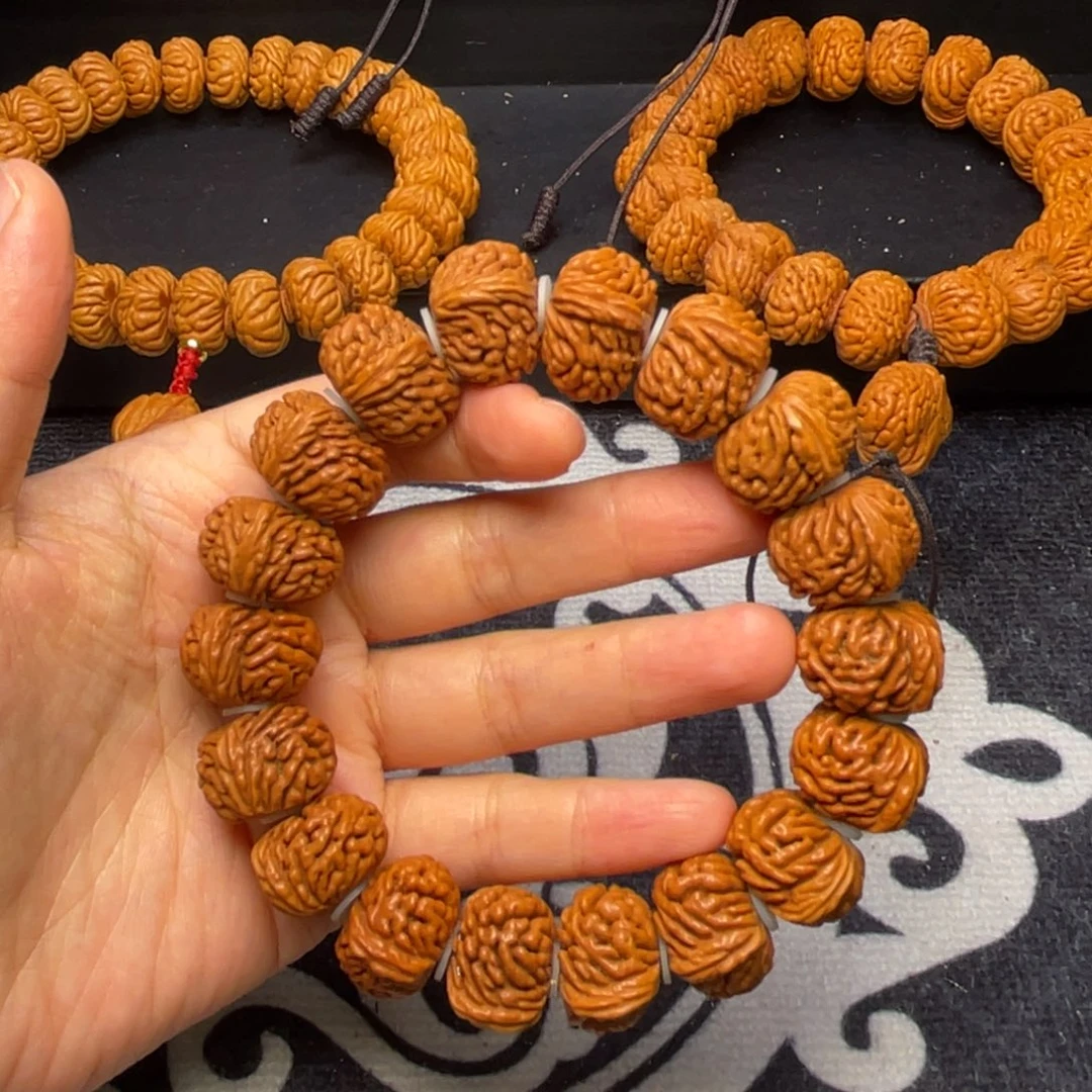 桃核手串龙纹桃核