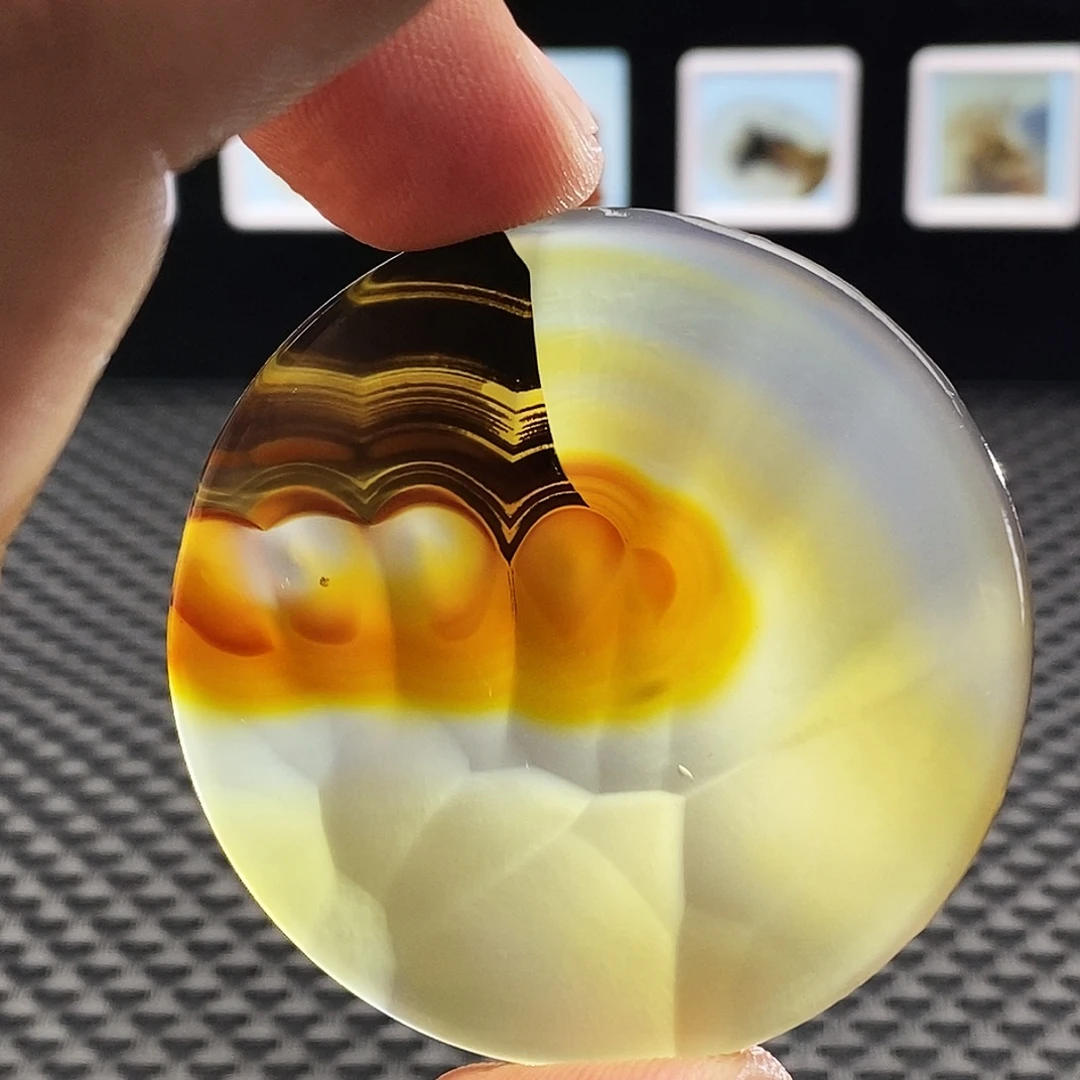 玛瑙/玉髓未镶嵌吊坠(不含链)