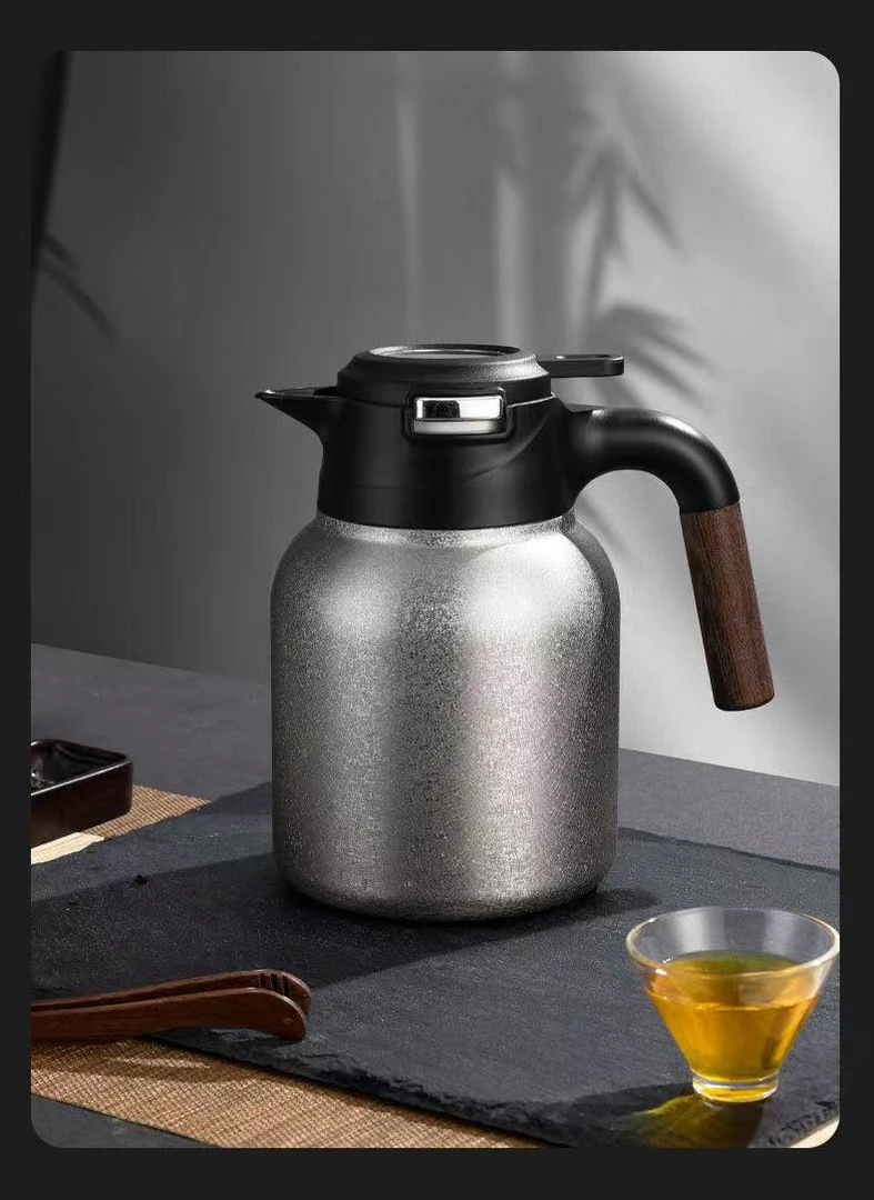 纯钛机械显高端商务纯钛闷壶