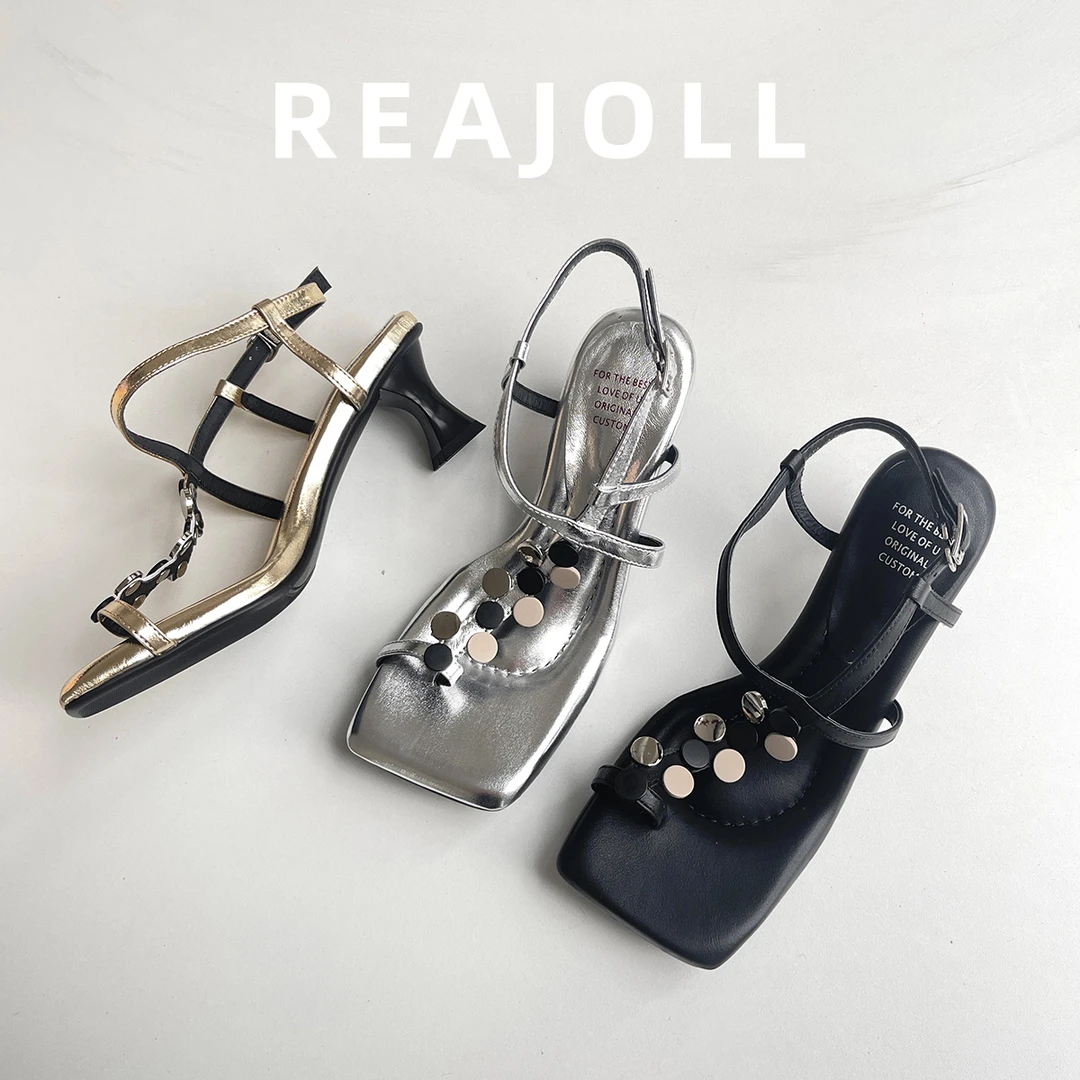 凉鞋女款2025新款法式小众方头夏季绝美不累脚巨好看高跟鞋仙女风