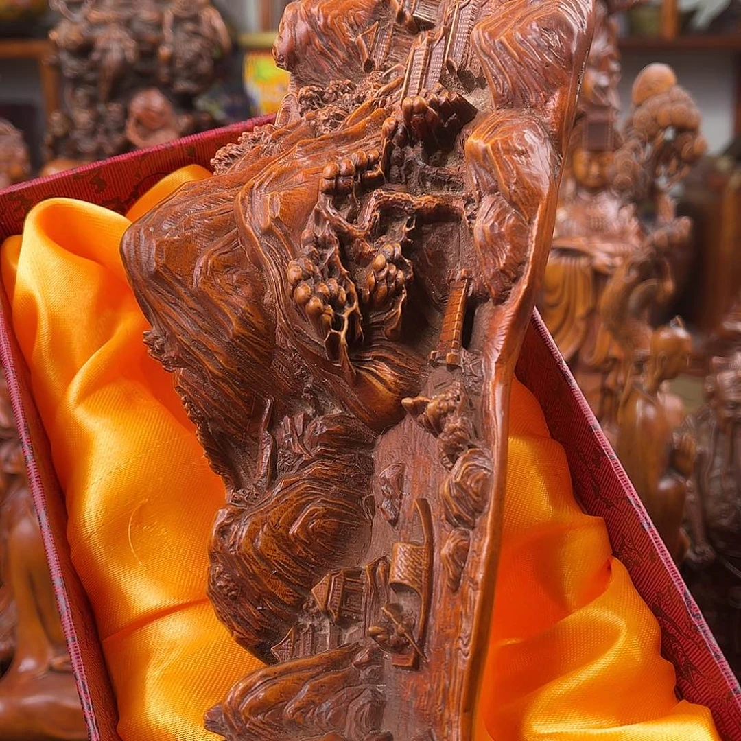 黄杨木黄杨木雕刻长度26厘米