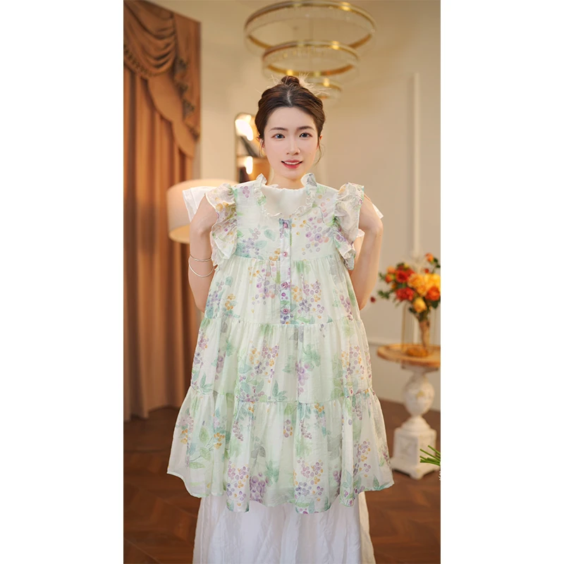 女童2025新款连衣裙夏季中大童女宝儿童夏款休闲裙子10113