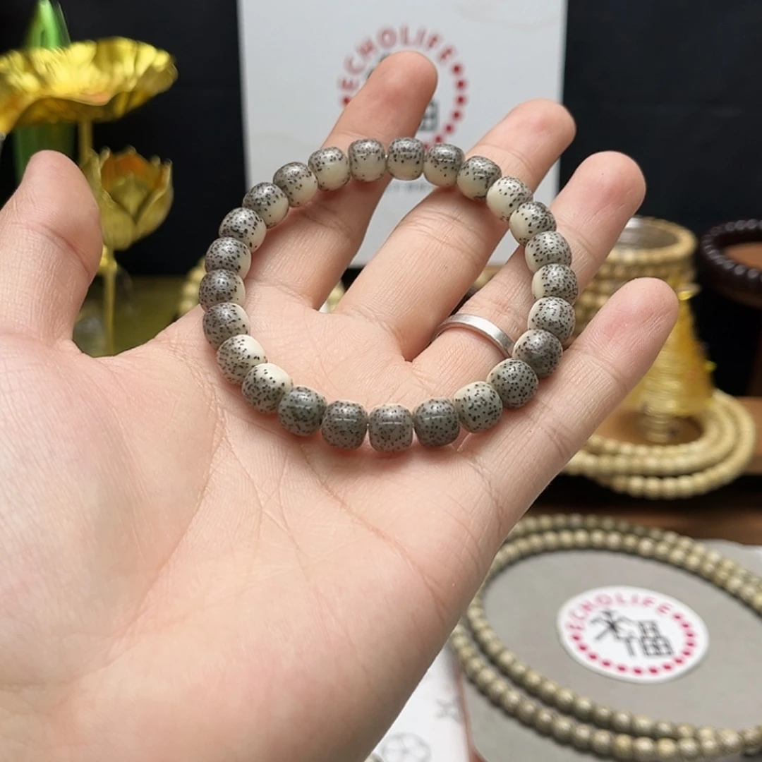 手串星月菩提绿背河豚大高货