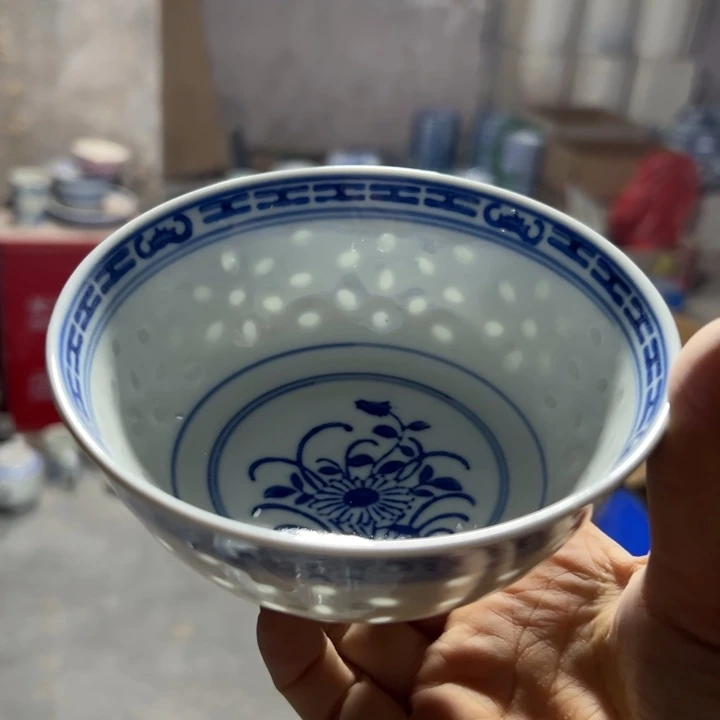 5寸的玩玉兰花饭碗