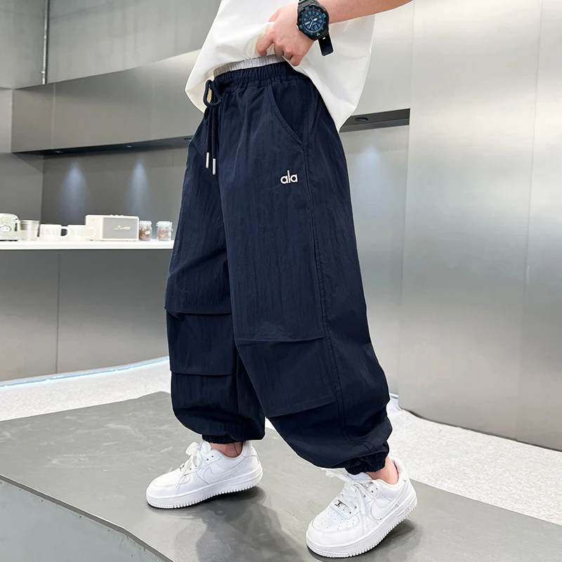 男童童装休闲裤夏季2025新款韩版潮酷长裤【B5134