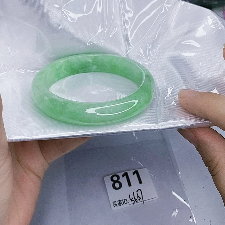 翡翠未镶嵌手镯一图一物实物为准