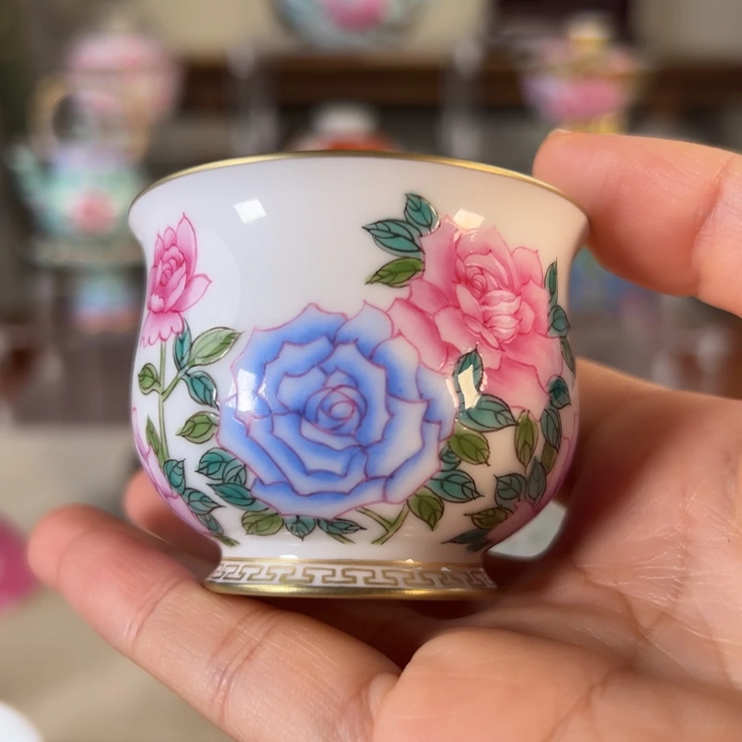 纯手工手绘 高端茶器