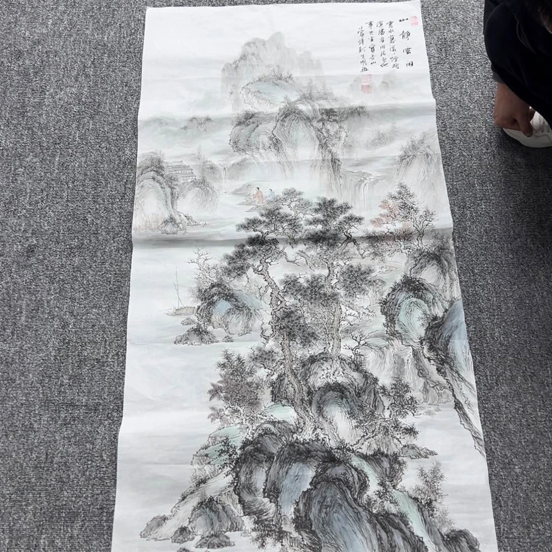 国画纯手绘字画宣纸