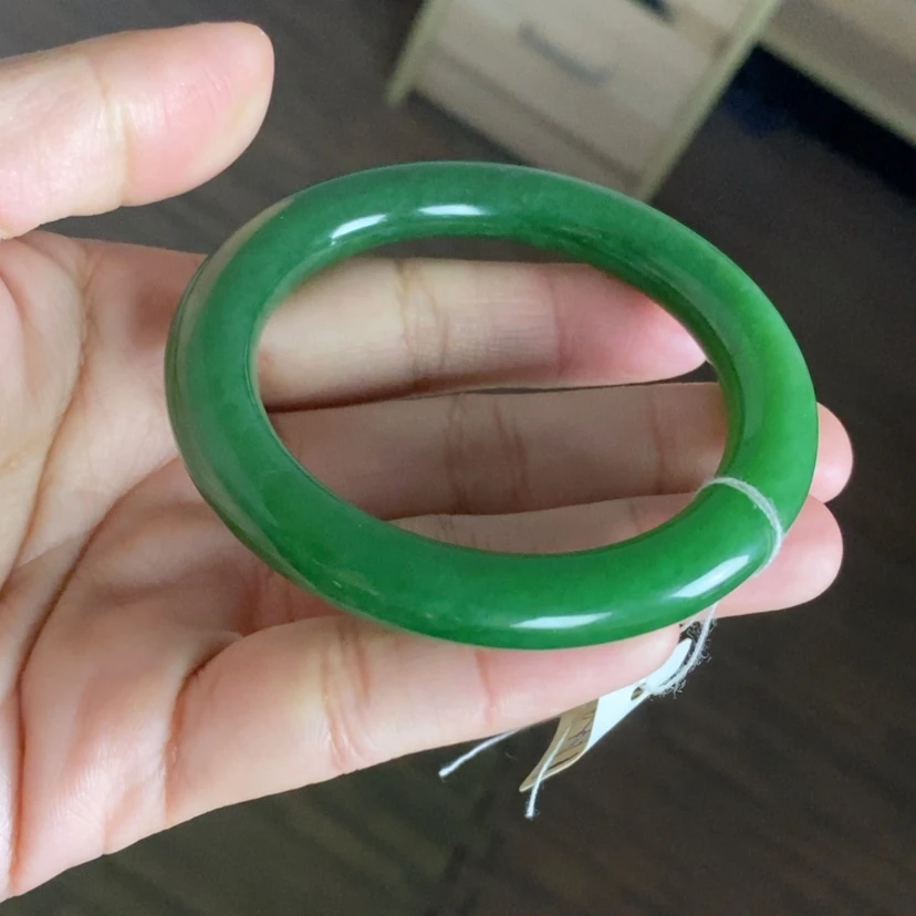 【闪购商品】未镶嵌手镯和田玉（碧玉）
