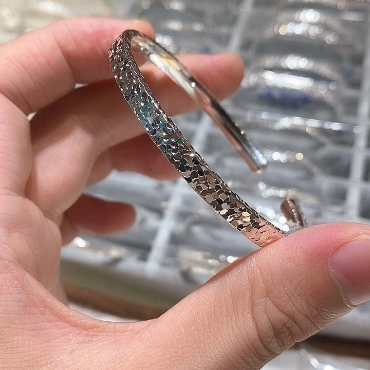 足银足银手镯足银手镯