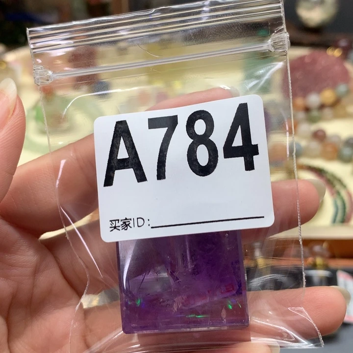 未镶嵌查罗石珠宝半成品淡**香