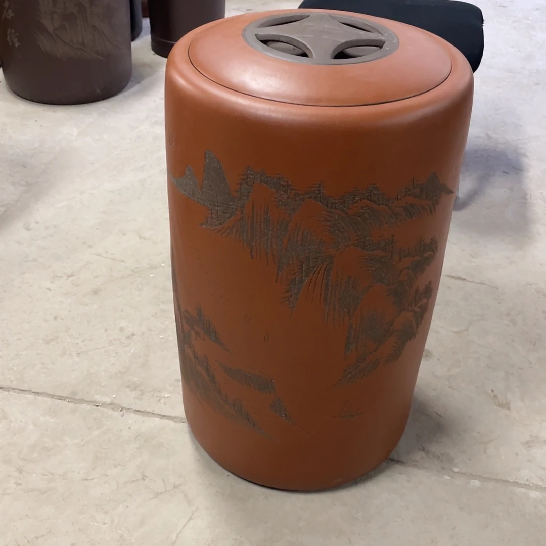 宜兴原矿紫砂茶叶罐