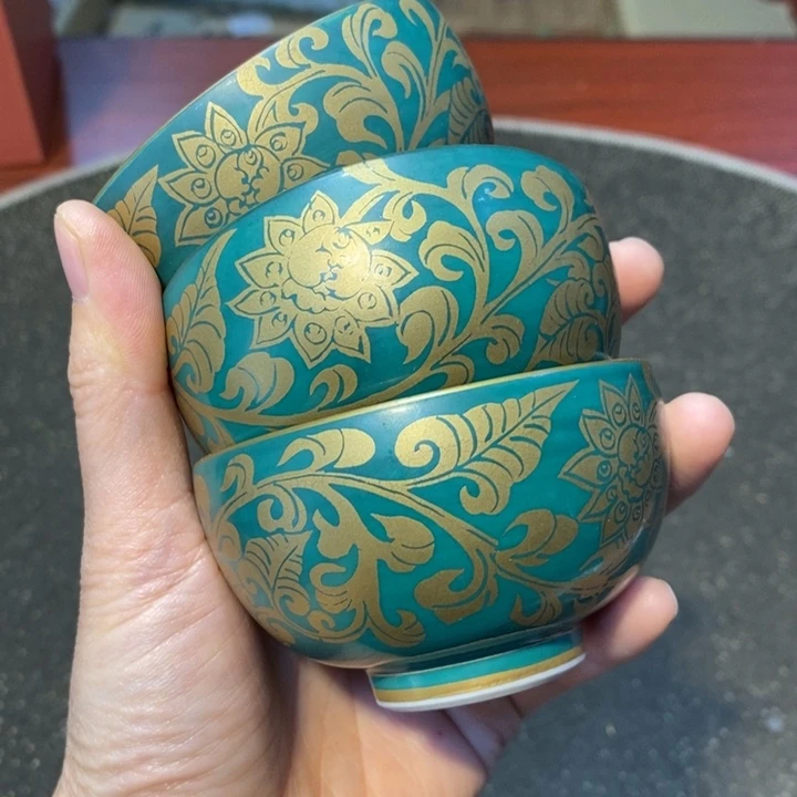 旧***光瓷片陶瓷艺术品制作工艺品