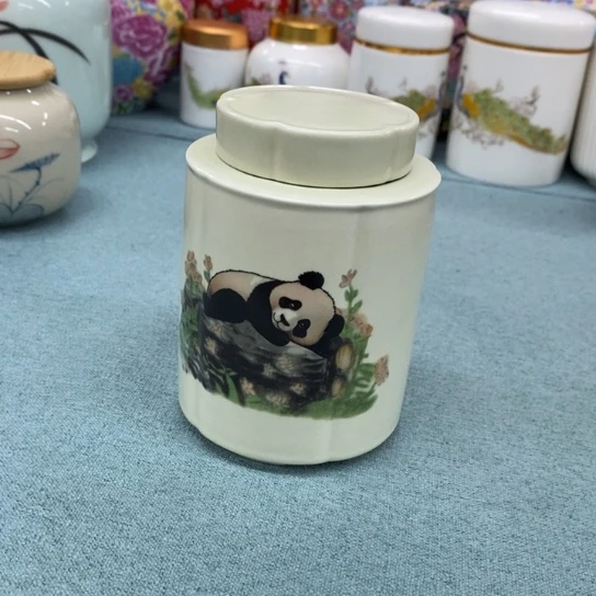 瓷片陶瓷茶叶罐密封罐