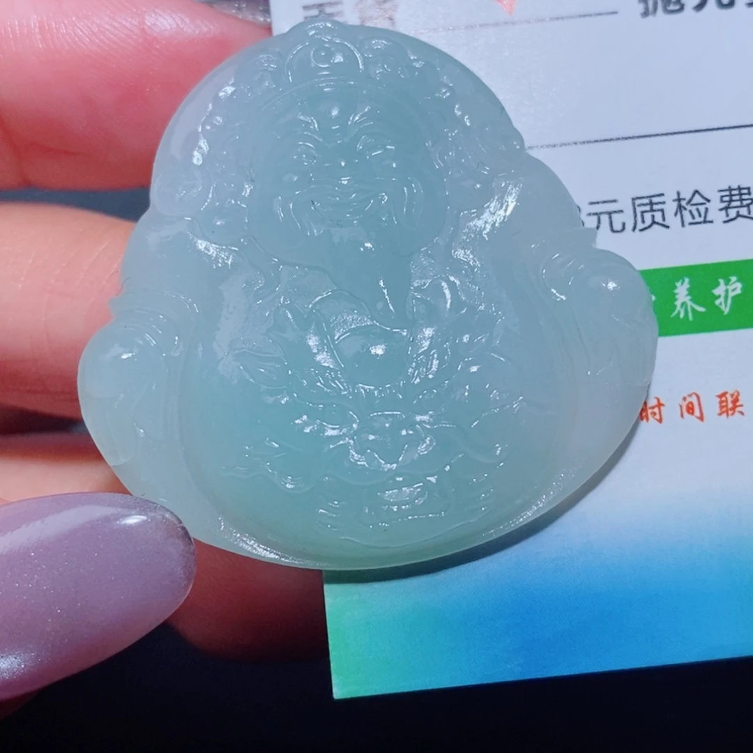 定制翡翠未镶嵌定制翡翠毛货挂件