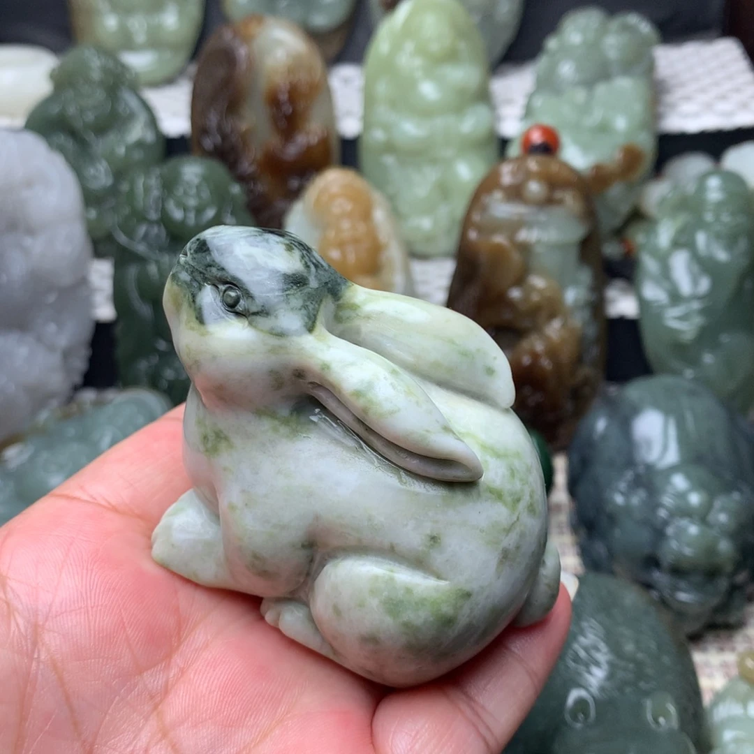 独山玉未镶嵌把件希****9