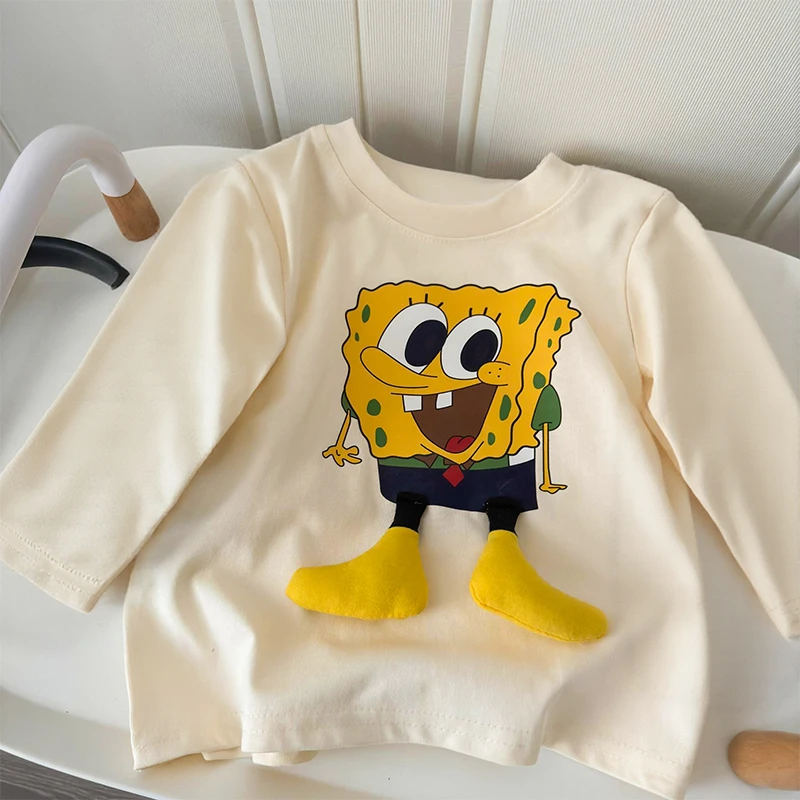 男童长袖T恤春秋新款儿童秋季纯棉T恤男孩子秋款百搭上衣韩版潮