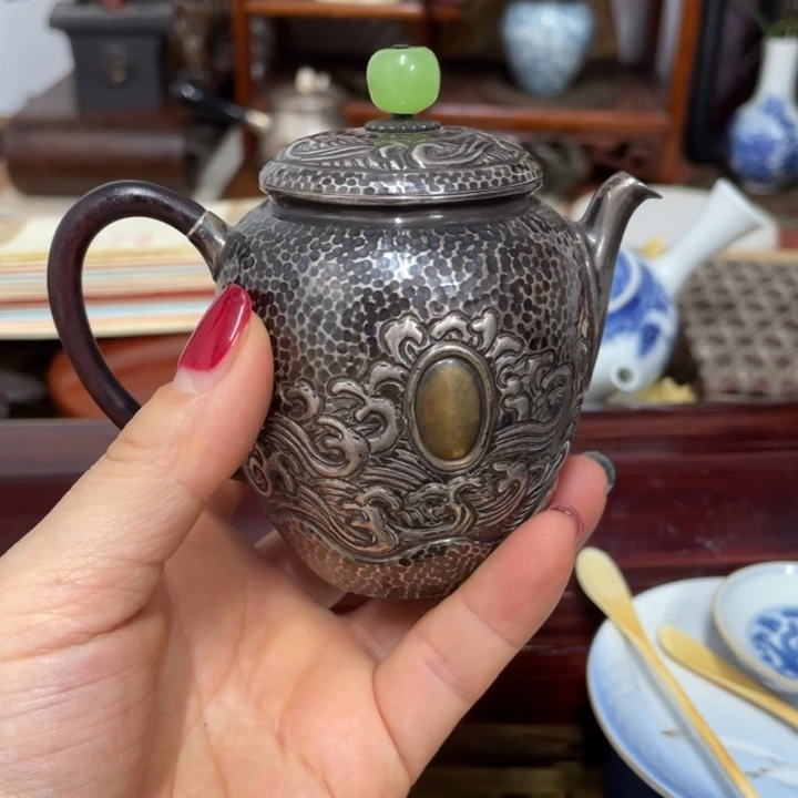银中古工艺品摆件