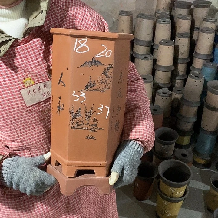 紫砂花盆紫砂花盆