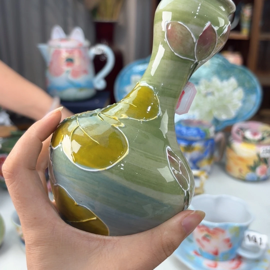 蒸*景德镇手绘高温釉下彩陶瓷茶具