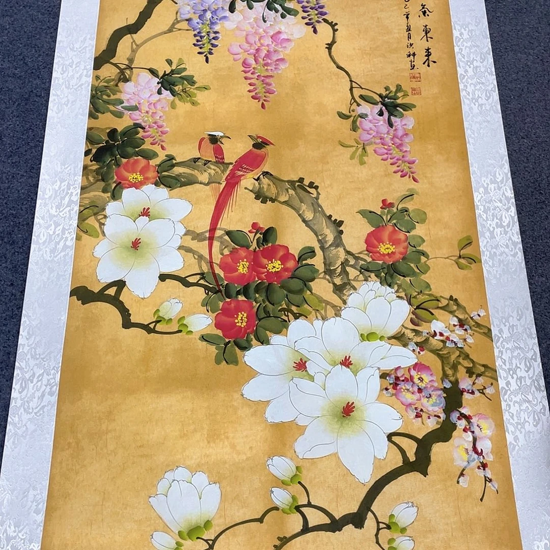 国画作品小姐姐放漏…