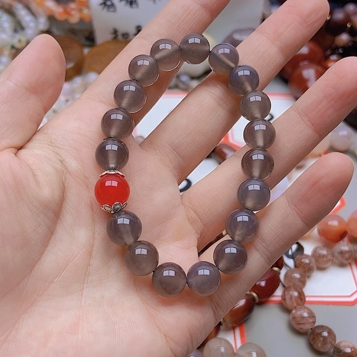 【闪购商品】未镶嵌玛瑙/玉髓珠宝半成品闲**鹤